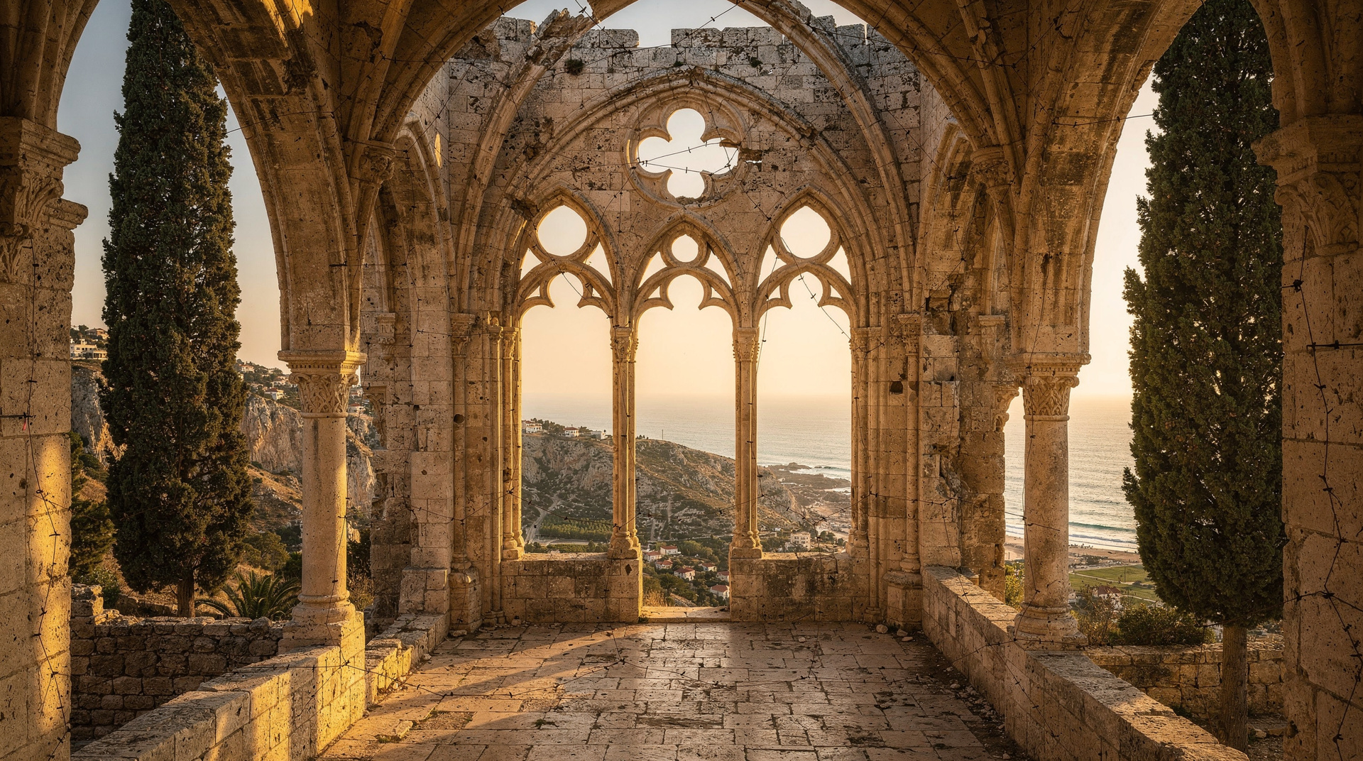 Bellapais: a Gothic abbey above the Northern Cyprus coast