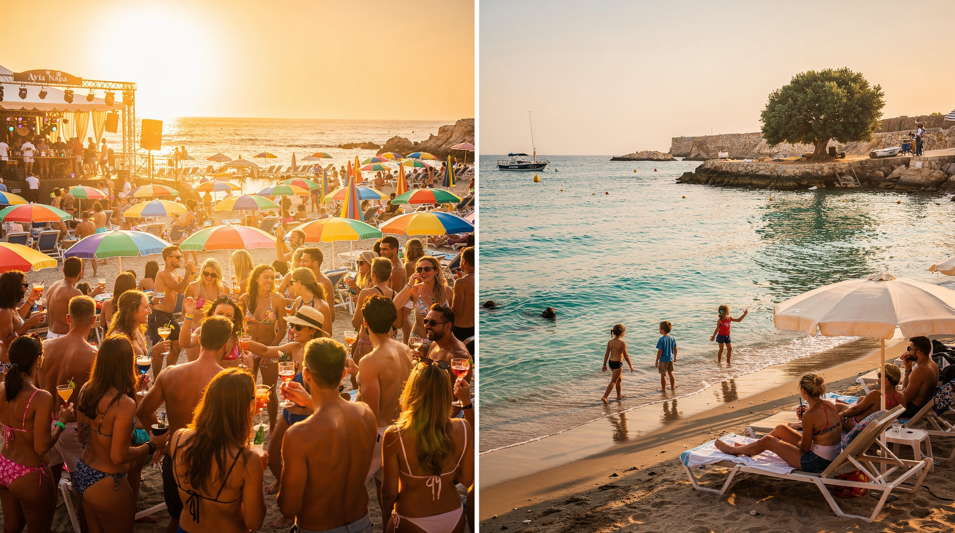 Ayia Napa vs Protaras: which resort is right for you?